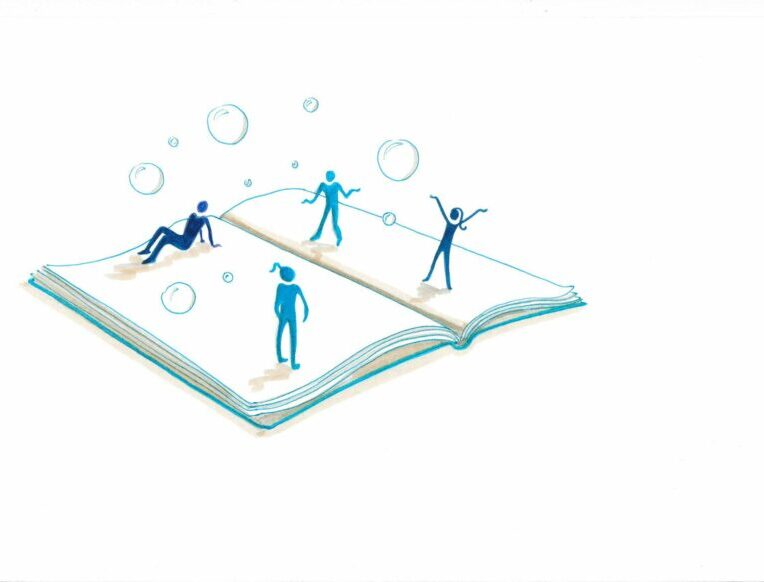 Illustration pour montrer des informations et conseils pour les étudiants